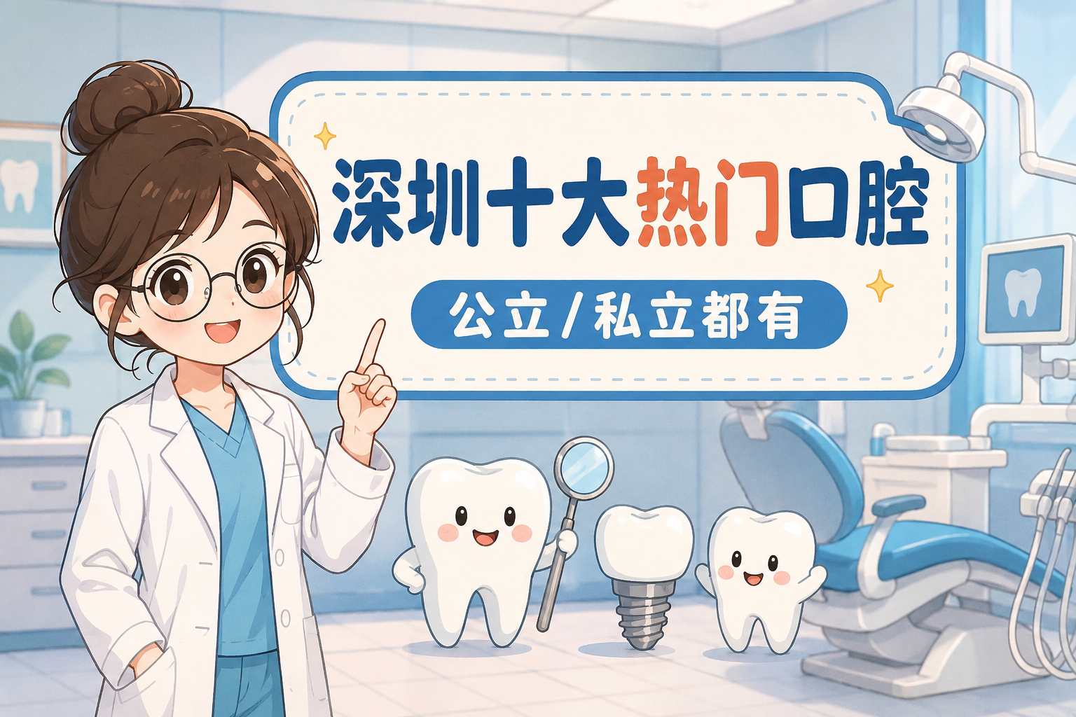 2026年深圳口腔医院哪家靠谱？十大热门口腔（公立/私立都有）！收费透明不踩雷